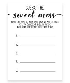 Guess and write