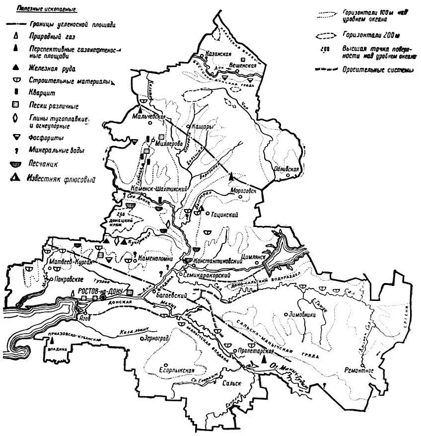 Донской край карта