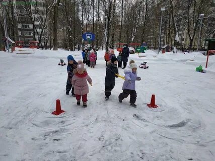 Развлечение в средней группе зима