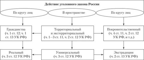 Действие уголовного закона по кругу лиц статья