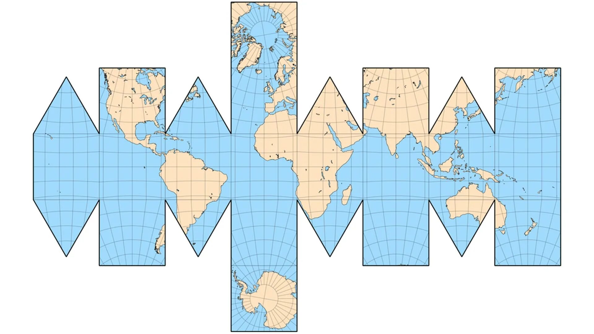 Географическая карта модель