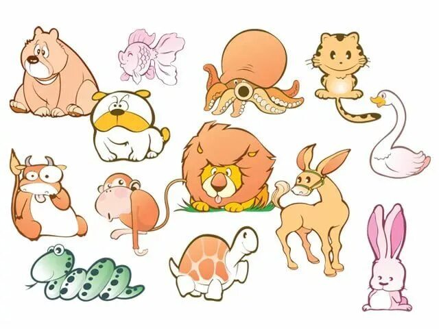 Картинки животных нарисованные мультяшные Animales Cartoon drawings of animals, Cartoon giraffe, Cartoon drawings