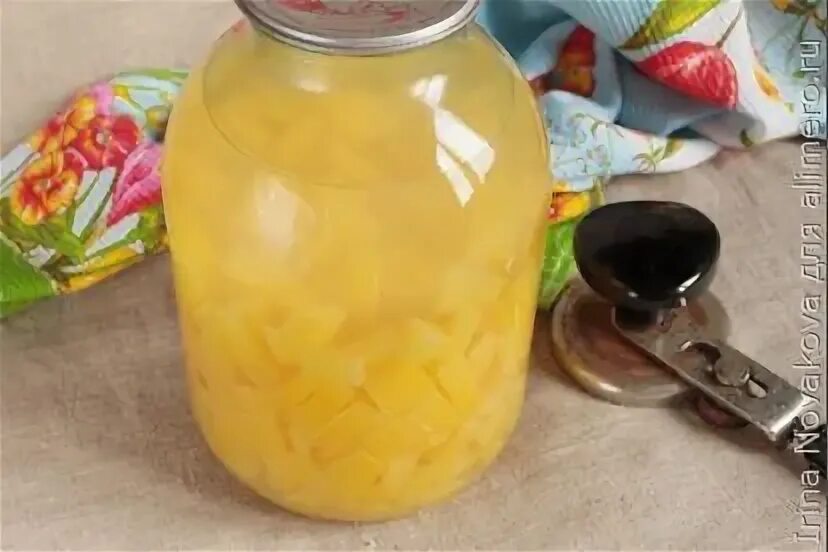Компот из кабачков со вкусом ананаса рецепт. Компот из кабачков со вкусом ананаса рецепт