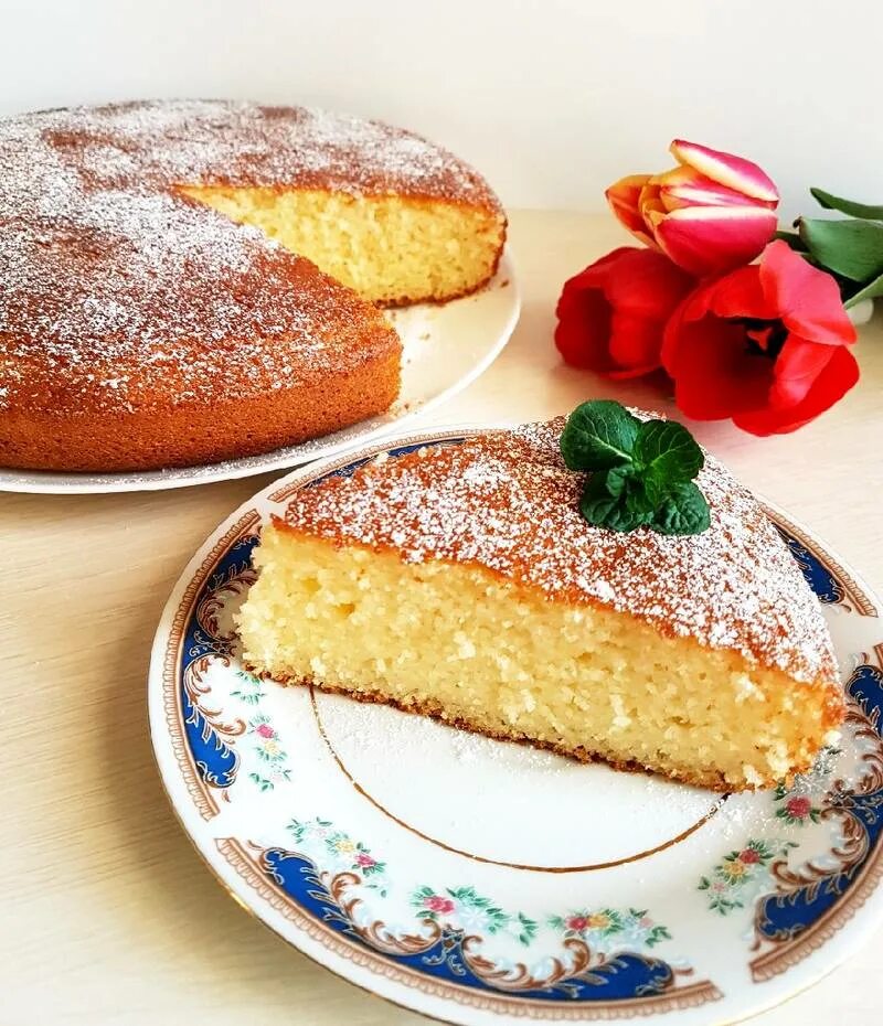 вкусный манник. банановый манник. пирог с манкой на кефире. рассыпчатый манник. детский рецепт манника.