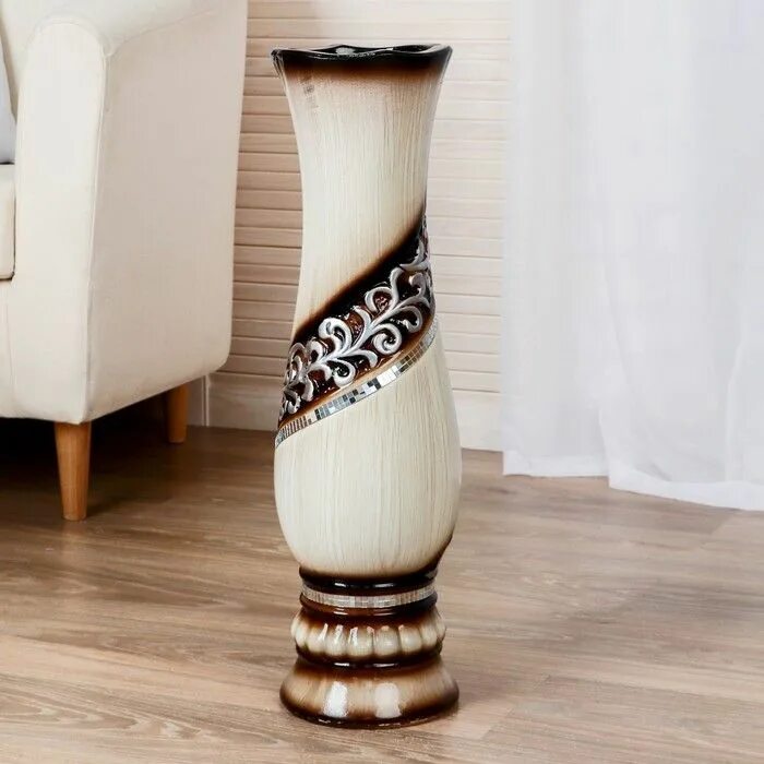 Ваза напольная Ампир 4731886. Керамические напольные вазы. Керамическая ваза напольная купить