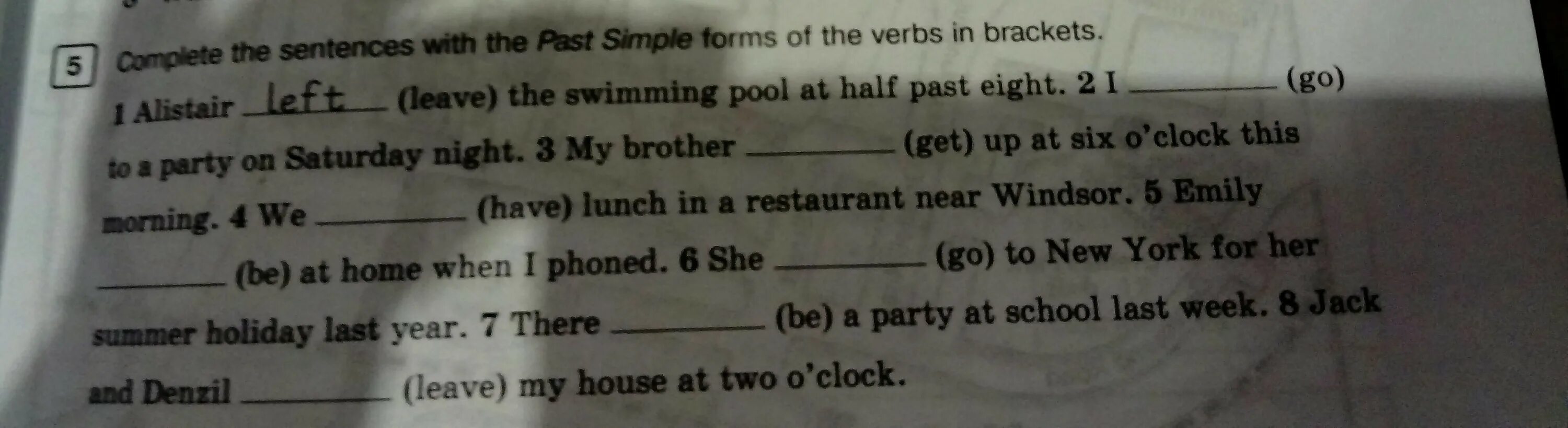 Rewrite the sentences in the past simple. Write the past simple form of the verbs in Brackets 6 класс ответы. Past simple form. Complete the sentences using the past simple of the verbs in Brackets last. Well known simple