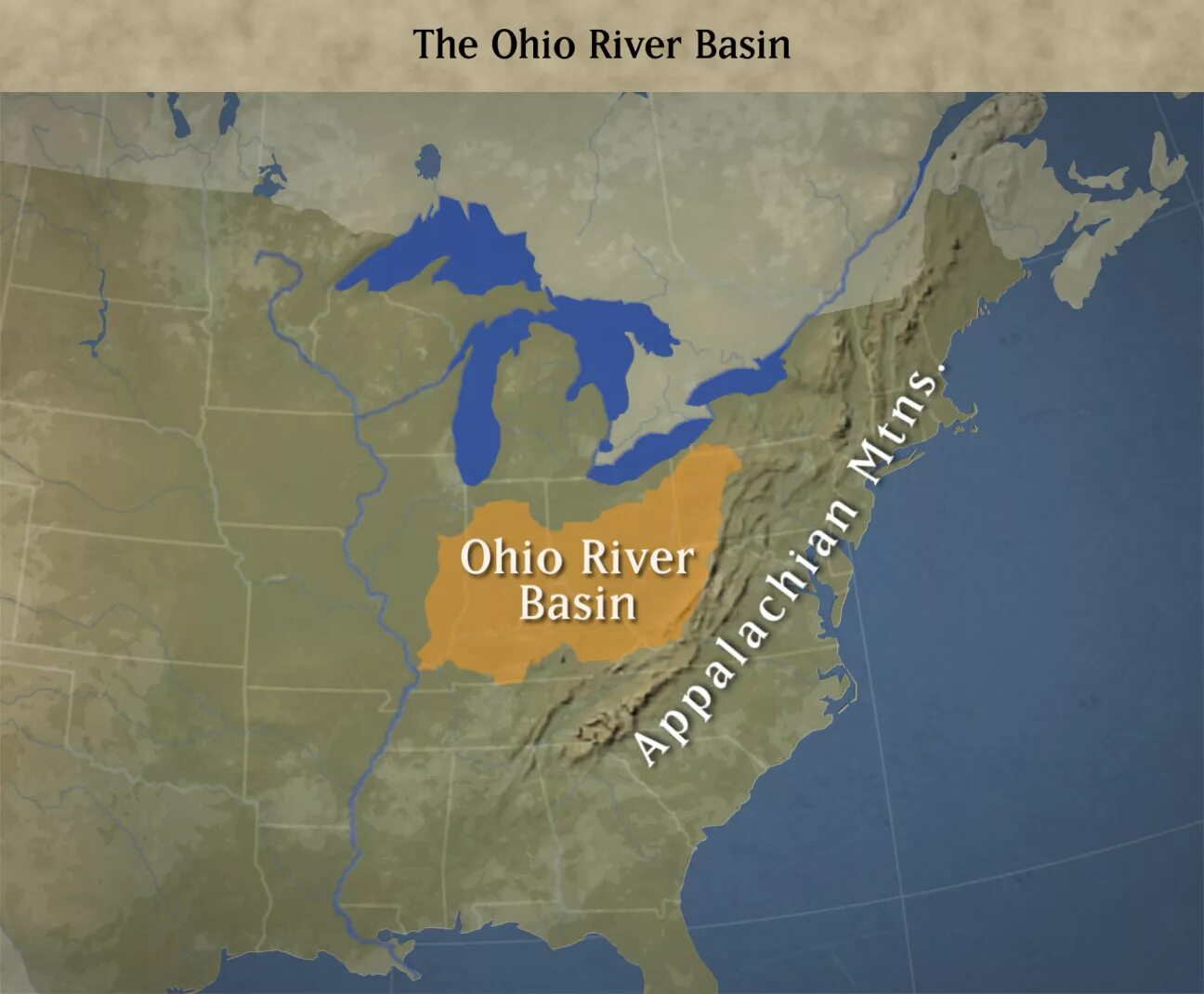 В какой океан впадает огайо. Река Огайо на карте. Река Огайо на карте Северной Америки. Огайо на карте Северной Америки. Река Огайо на карте США.