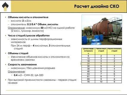 Расчет реагентов
