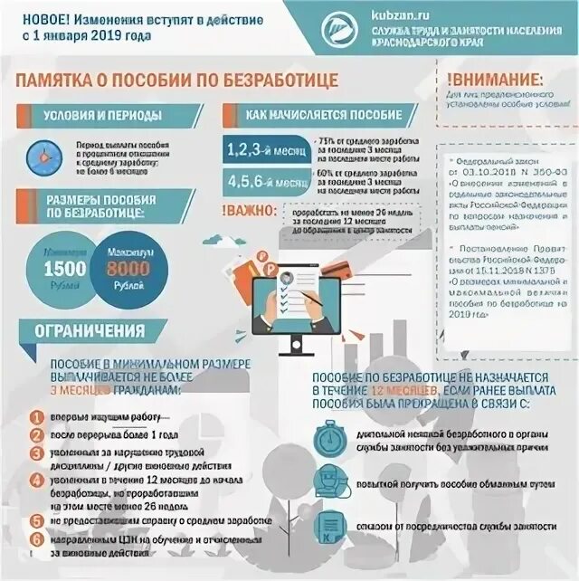 Памятка безработному гражданину. Памятка для граждан. Памятка пособие по безработице. Инфографика центра занятости.