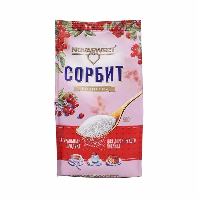 Сорбит, порошок, 500 г. Сорбит NOVASWEET. Сорбит порошок пищевой 500г. Сорбит Новасвит 500г пакет.