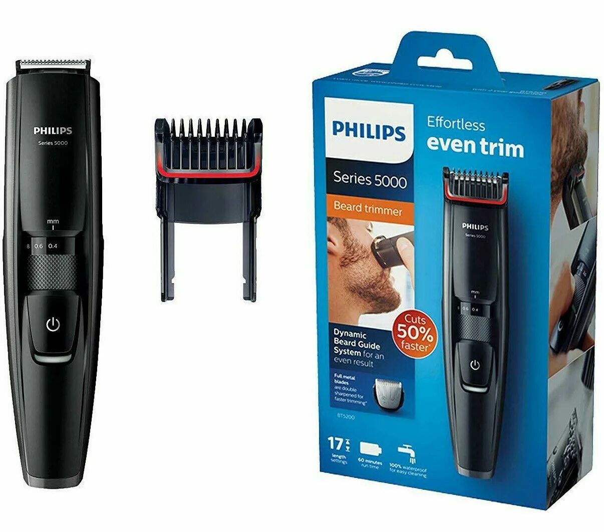 Купить филипс 5000. Philips bt5200. Триммер Philips bt5200. Philips Beard Trimmer 5000. Philips Series 5000 bt5200/16.