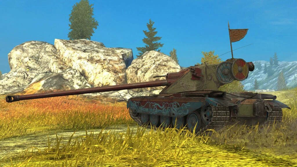 Стримы танк блиц. Emil 1951 Викинг. Emil 1951 Викинг WOT Blitz. Танк Emil 1951.