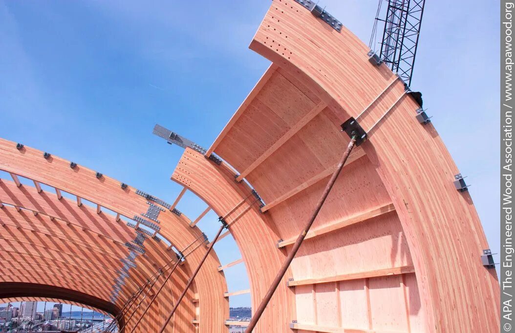 Гнутые конструкции. Гипсокартон гибкий 6 мм 1200х2400 мм арочный. Клееные деревянные конструкции. Гнутые конструкции из дерева. Деревянная ферма тимбер фрейм.