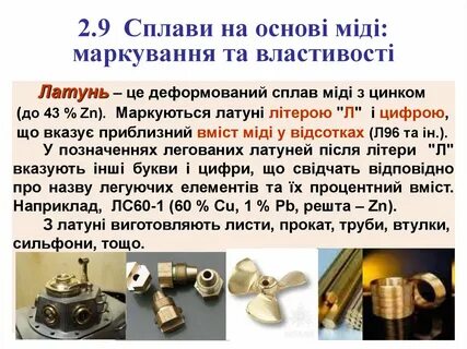 Латунь сплав чего
