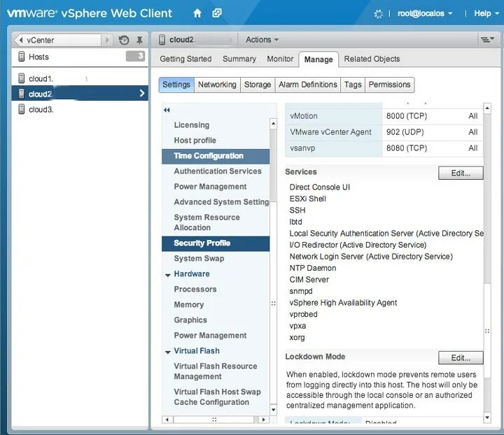 Esxi hosts