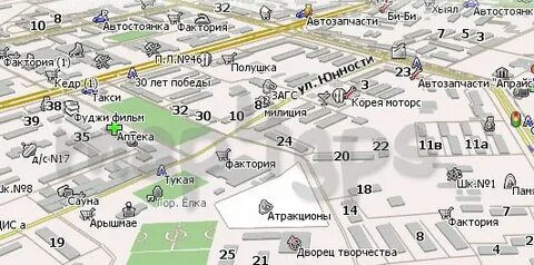 Нижнекамск карта города с улицами