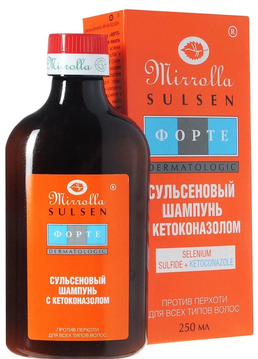 Сульсен форте шампунь с кетоконазолом 250мл. Mirrolla sulsen форте шампунь против перхоти 250мл. Mirrolla sulsen форте сульсеновый шампунь с кетоконазолом. Mirrolla шампунь Сульсен форте с кетоконазолом против перхоти.