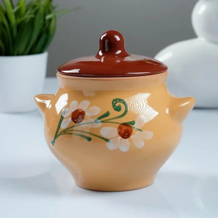 керамический горшок для запекания. керамический горшочек. борисовская керамика красная. набор горшочков для запекания борисовская керамика. горшочек для запекания 6 литров(дт).