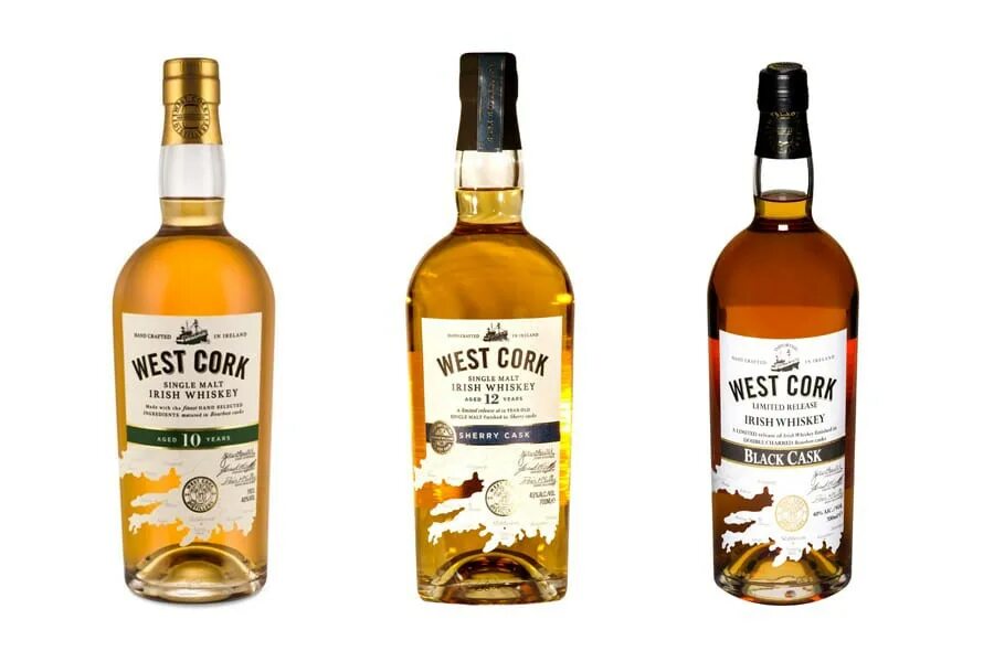 Irish single malt. West Cork виски. Irish Whiskey Bourbon West Cork. West Cork Single Malt Irish Whiskey. Виски "Вест Корк Бурбон Каск" контрэтикетка.