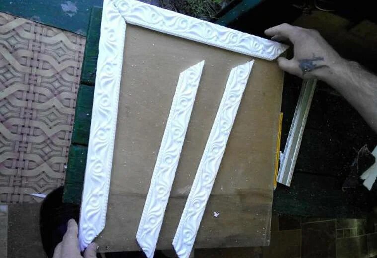 Заклеить рамку