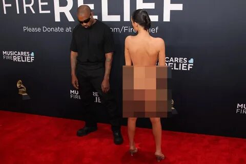Kanye West and Bianca Censori turned heads at the 2025 Grammys with their s...