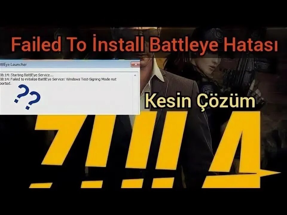 Failing to install battleye service. Failing to install battleye service