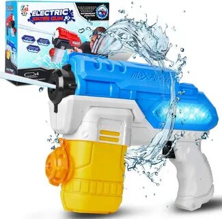 Electric Water Gun Las Vegas Mall Battery Operated Squirt with Cool Max 58%...