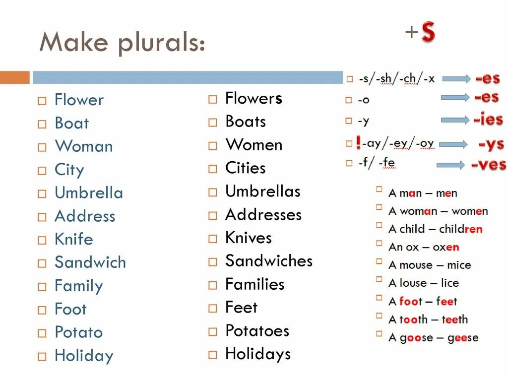 Write the plural s. Plurals правила. plural forms rule. plurals правило. plural nouns правило.