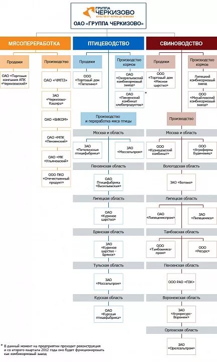 Положение группа компаний. Организационная структура ОАО группа Черкизово. ПАО Черкизово организационная структура. Структура ГК Черкизово. Структура предприятия Черкизово.