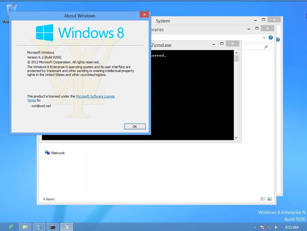 Windows 8 build 9200. Windows 8 RTM. Windows 8 2012. Windows 8.1 RTM.