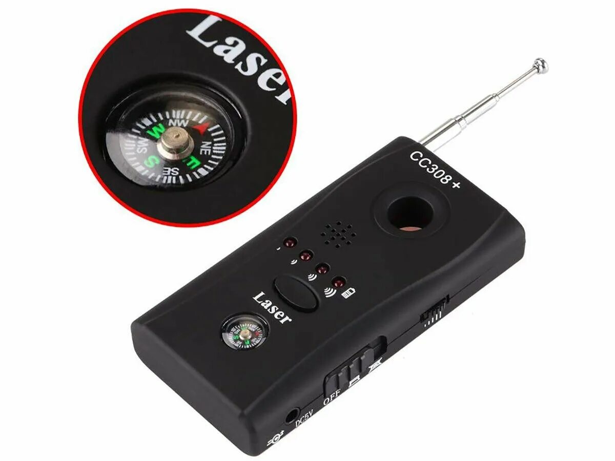 детектор скрытых жучков. детектор обнаружения скрытых камер и жучков. детектор скрытых жучков. Laser cc308+. детектор сс308.