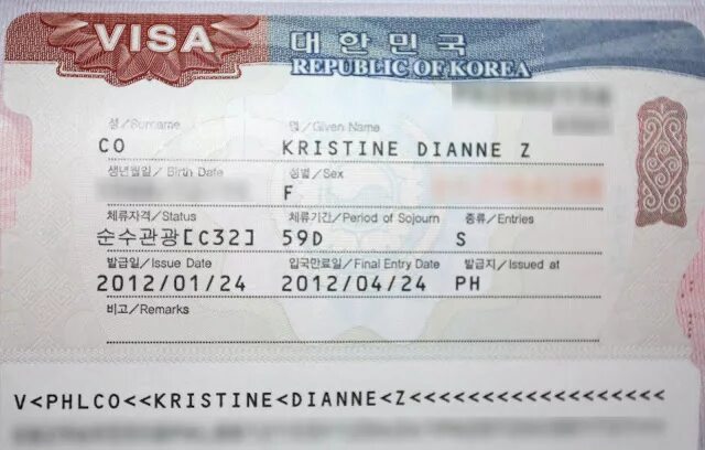 Нужна ли виза в корею 2024. Корейская виза. Visa South Korea. Корейская виза f4. Виза ф4 в Южную Корею.