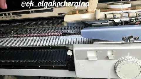 Носки на двухфонтурной вязальной