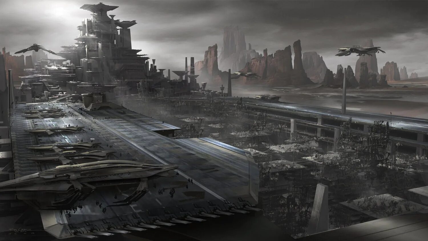 Наступление будущего. Военная база будущего арт концепт. sci fi арт база. sci fi военная база. концепт аванпост.