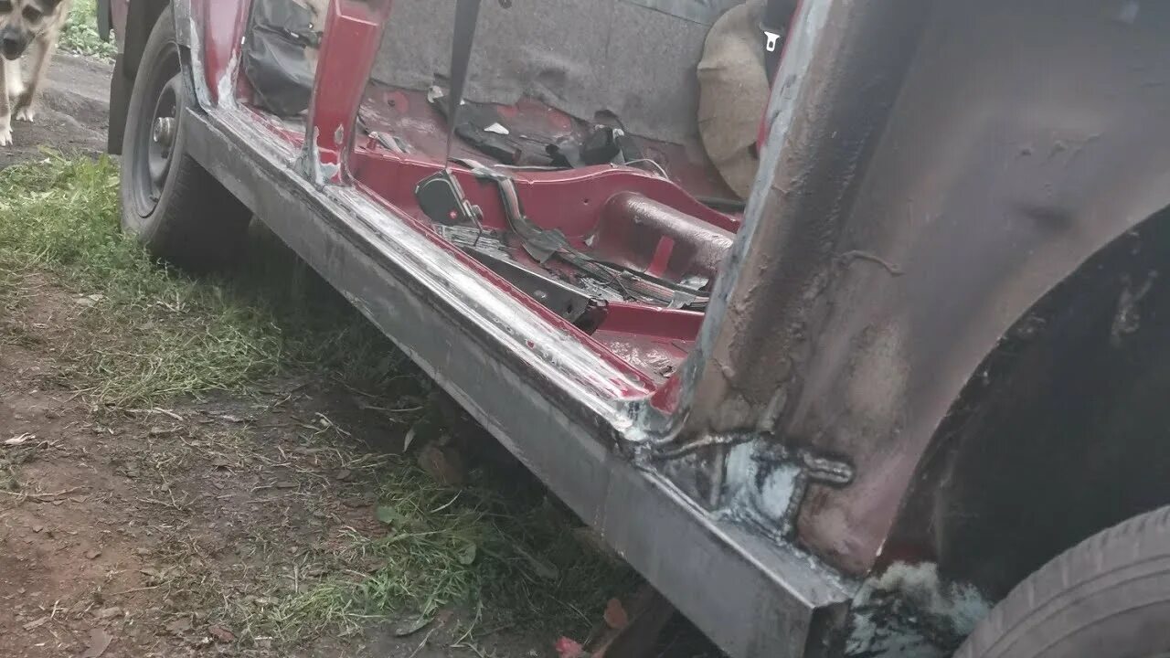 Про ремонт и замену порогов на автомобиле ВАЗ 2107