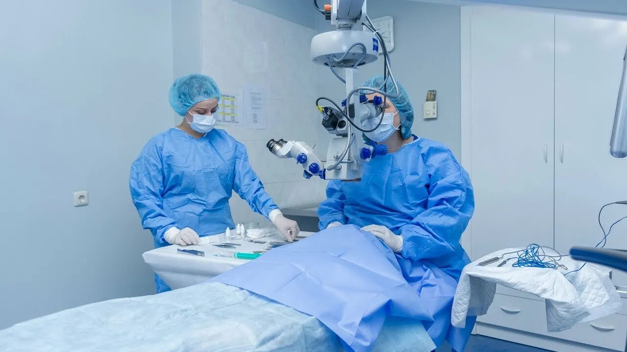 Оперативное хирургическое лечение. Офтальмологическая Операционная. Операционная в офтальмологии. Подготовка к операции.