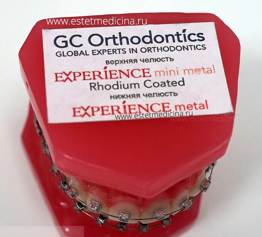 Experience система. Experience Mini Metal GC Orthodontic. Брекеты экспириенс с родиевым покрытием.