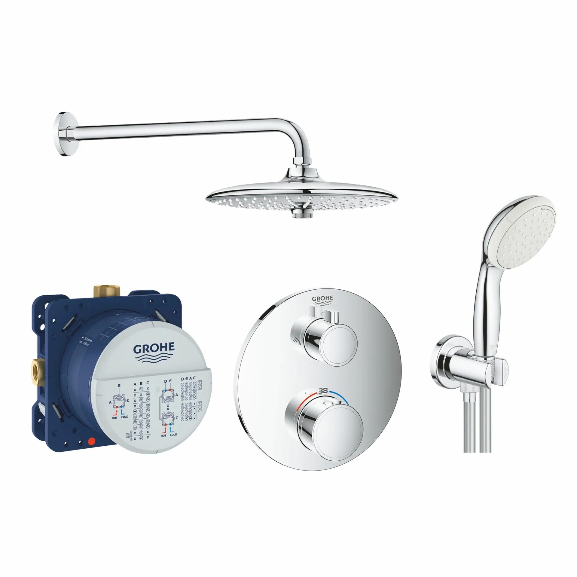Grohe Grohtherm SMARTCONTROL 29121000. 26483000 Grohe. Grohe Grohtherm SMARTCONTROL. Смеситель Grohe SMARTCONTROL.
