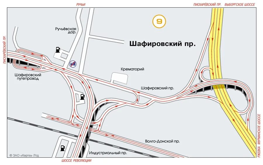 Схема развязки Шафировский проспект Руставели. Съезд с КАД на Шафировский проспект. Схема развязки Шафировского проспекта. Транспортная развязка Шафировский проспект.