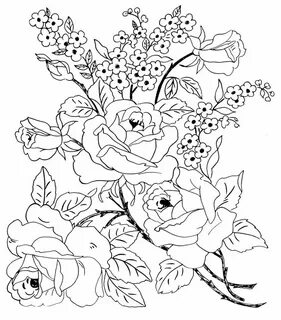 Flowers coloring