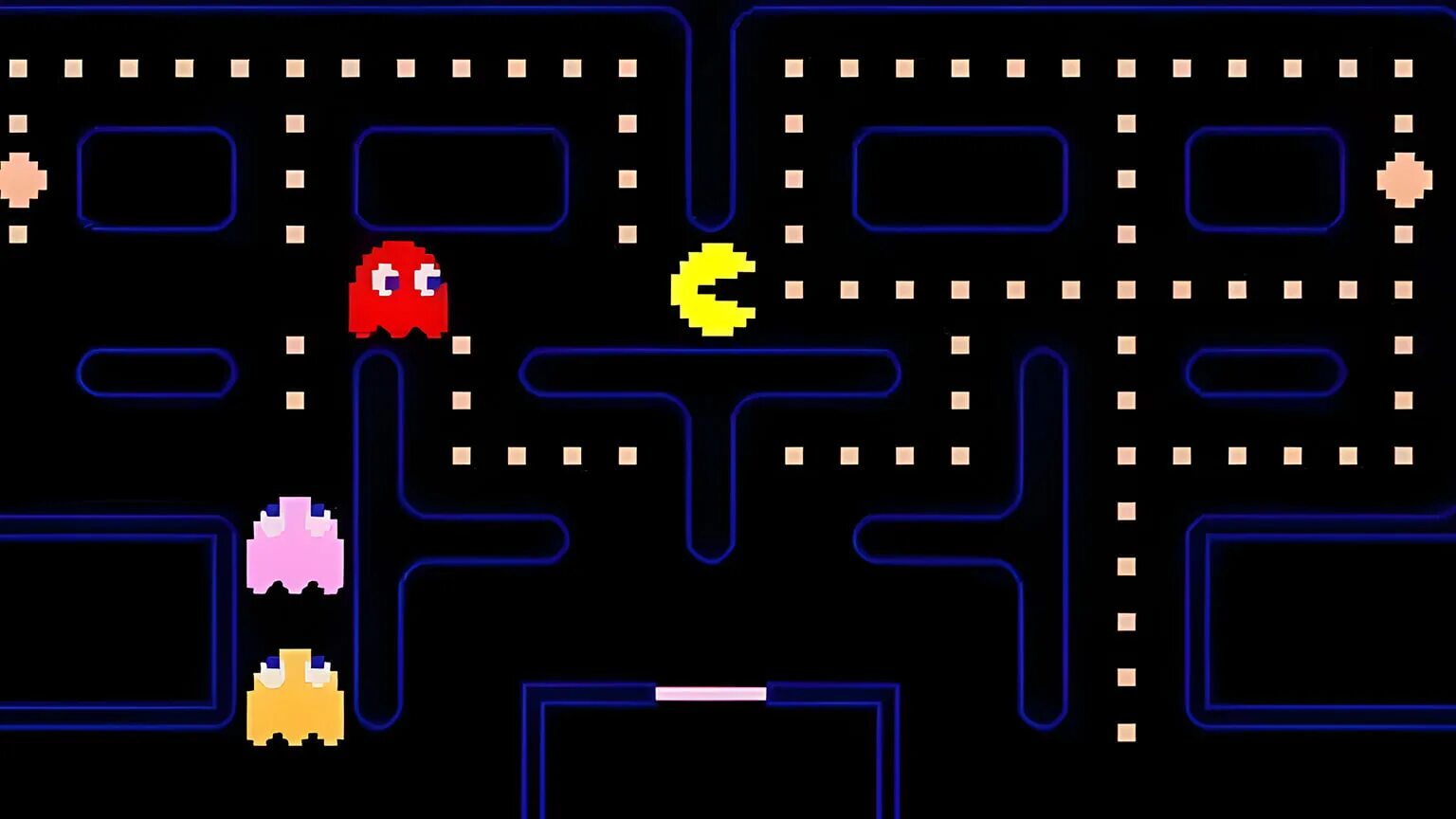 Пакман игра 1980. Pacman игра 1980 года. Pack man игра. Лабиринт Пакман.