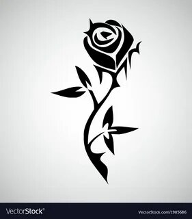 Pin by Laura Toro on Tatuajes Tribal rose tattoos, Tribal rose, Rose tattoo desi