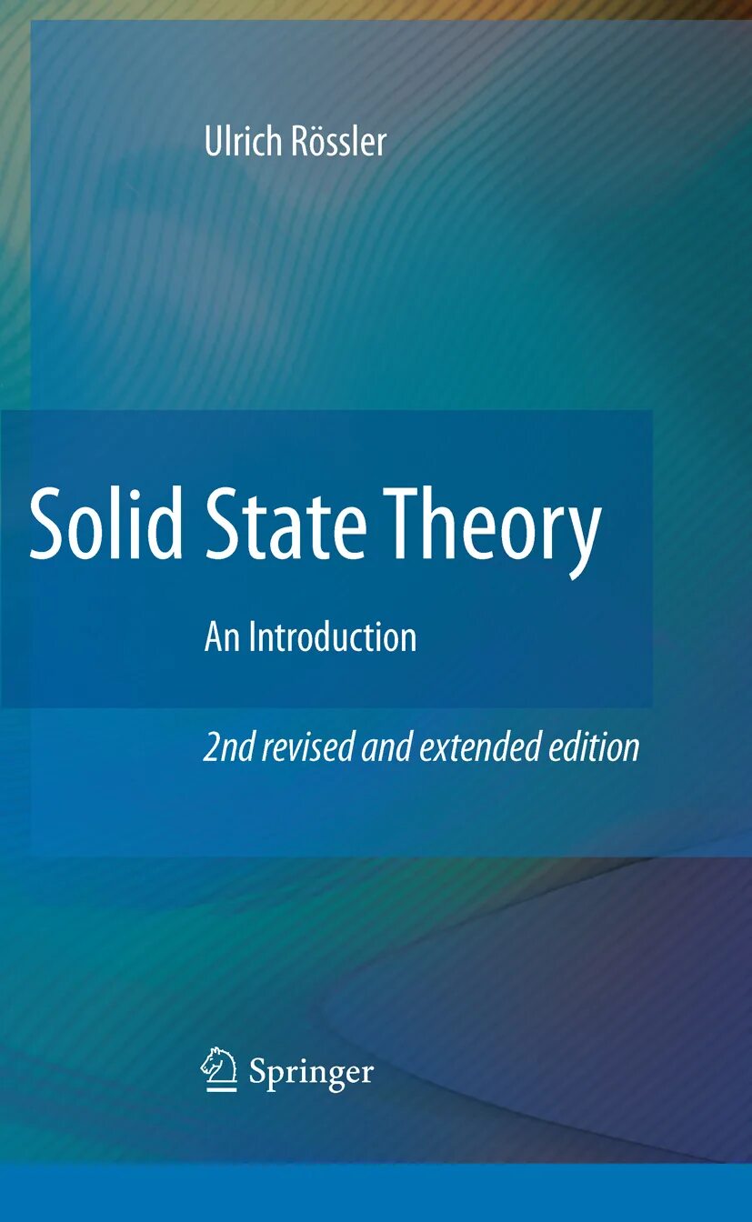 Known Solid State Theories. State theory