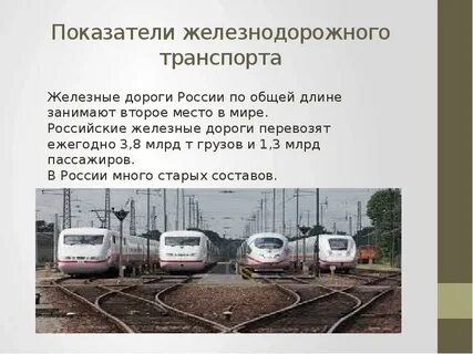Виды тяги железнодорожном транспорте