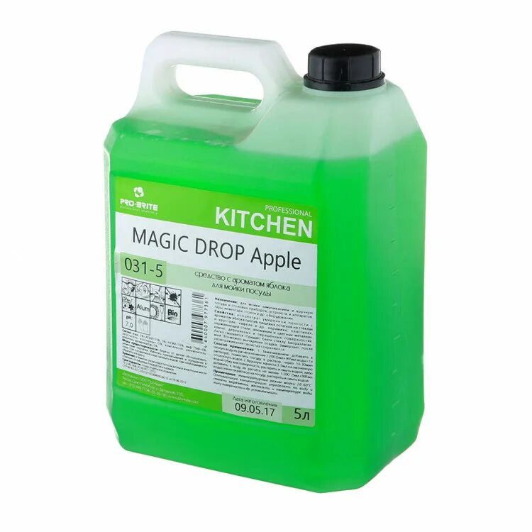 5л Pro-Brite Magic Drop Apple (031-5). Моющее средство Pro Brite. Мэджик дроп средство для посуды. Моющее ср-во д/посуды Pro-Brite Magic Drop Neutral 176-5 5л.