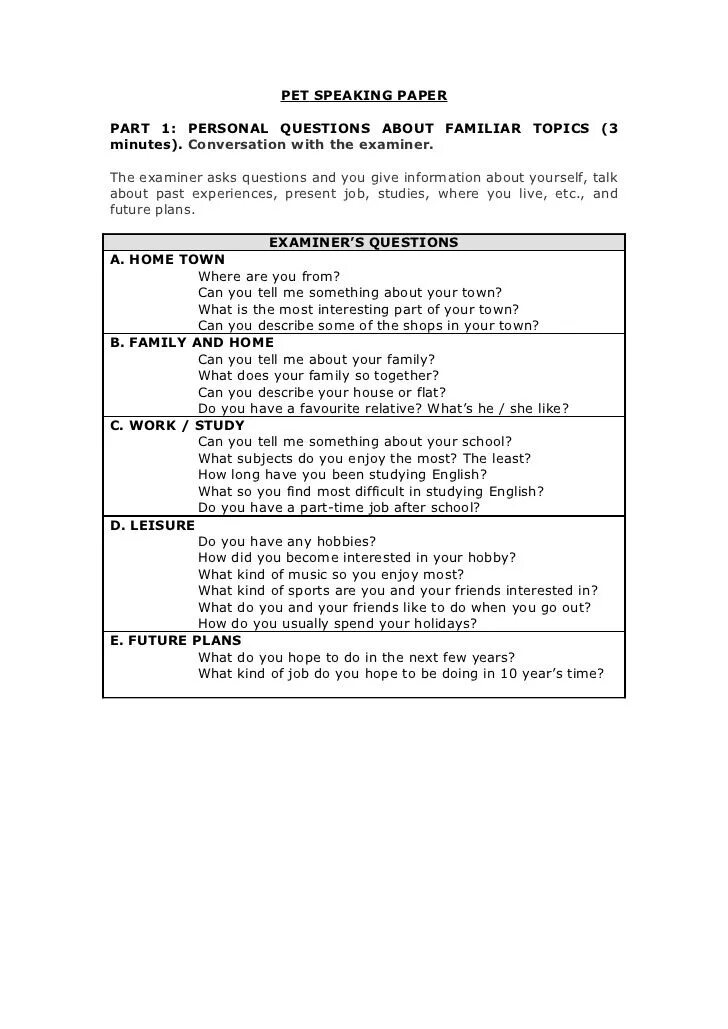Full speaking questions. Pet speaking part 1 questions. pet speaking questions. пример pet speaking. pet questions for speaking.
