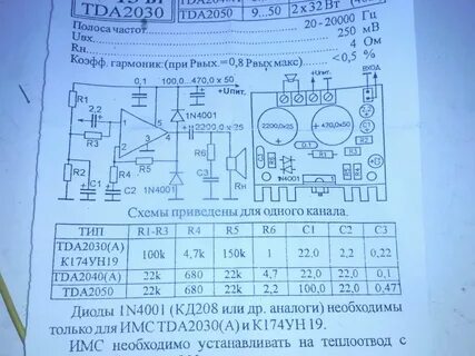 Tda2030 datasheet