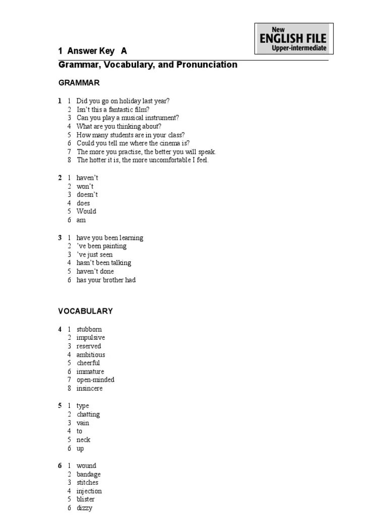 Think 5 answers. Progress Test files 1-5 Upper Intermediate ответы. End of course Test Upper-Intermediate ответы. English file Intermediate answer Key. End of course Test Elementary ответы.