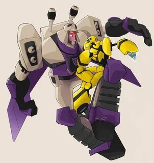 Transformers animated bumblebee x blitzwing