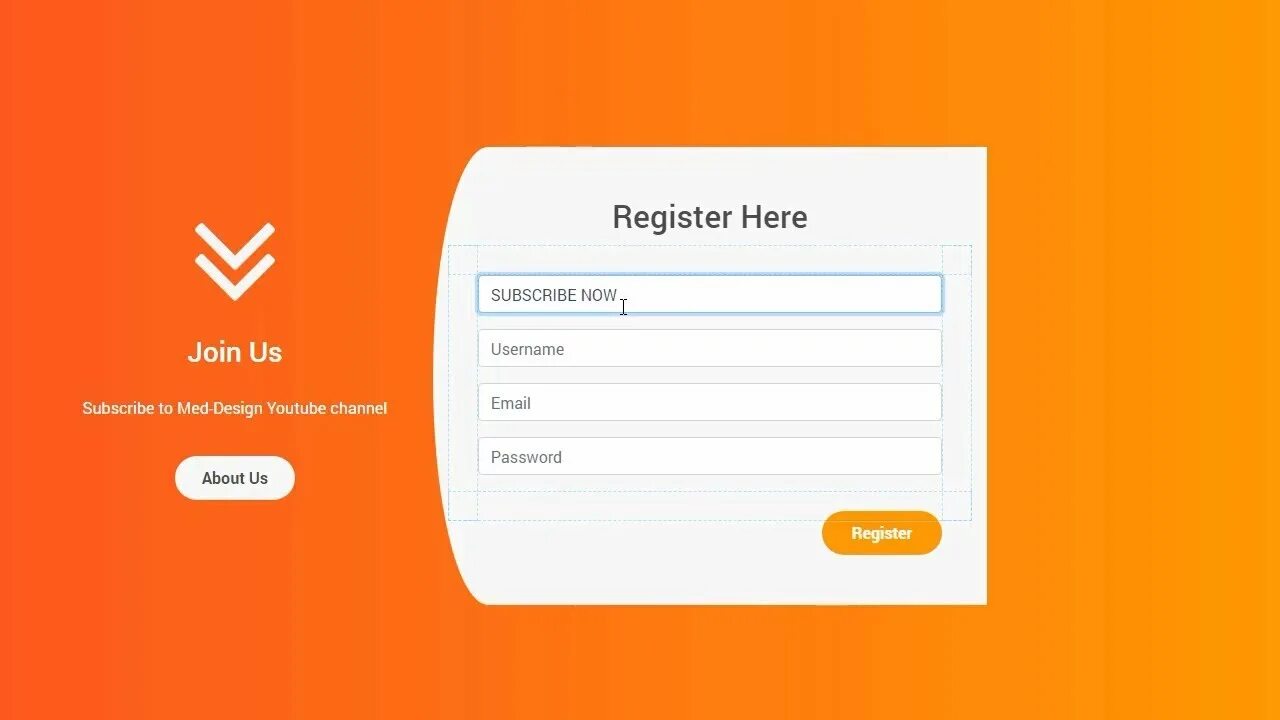 Registration login